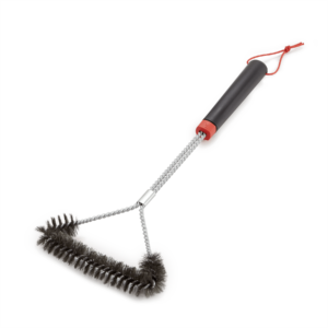 WEBER 12''THREE-SIDED GRILL BRUSH