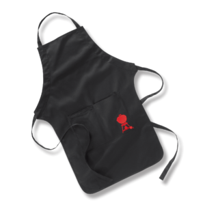 WEBER Textiles Apron - Black with red kettle