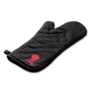 WEBER Textiles Barbecue Mitt - Black with red kettle